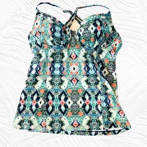 Athleta Tankini Top Size 34 B/C Tall